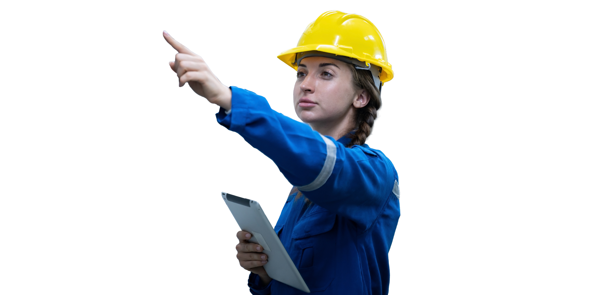 pointing woman cutout, export v1.5 (cut)